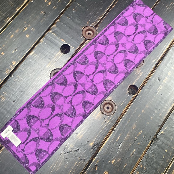 Coach Signature Wool Blend Scarf - Picture 11 of 12